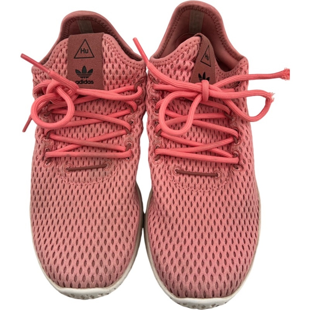 Adidas x Pharrell Williams Girls Tennis HU Shoes - Pink - Size 4.5